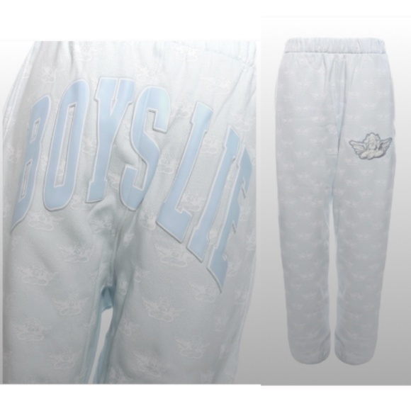 Boys Lie Sweatpants Icy Blue MAC Slim Joggers